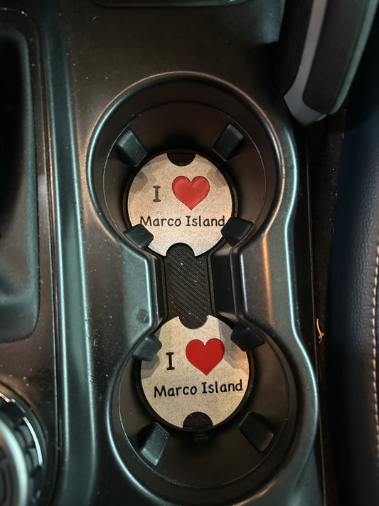 3D Printed Custom Car Coaster – Small Size (6 cm)