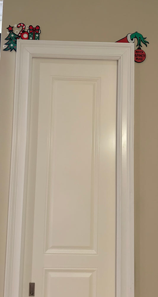 The Grinch Doorway Decor