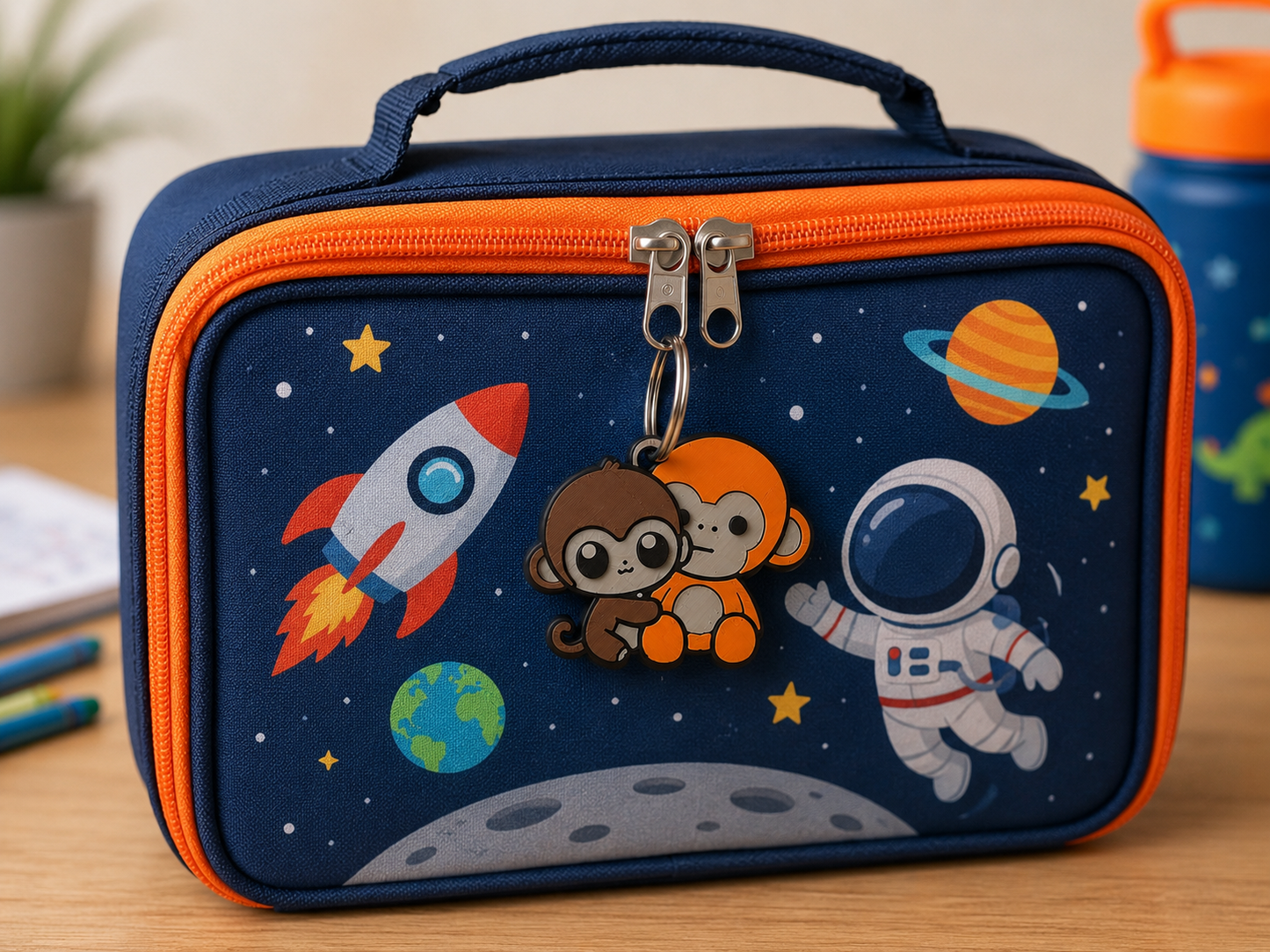 Cute Punch the Monkey keychain