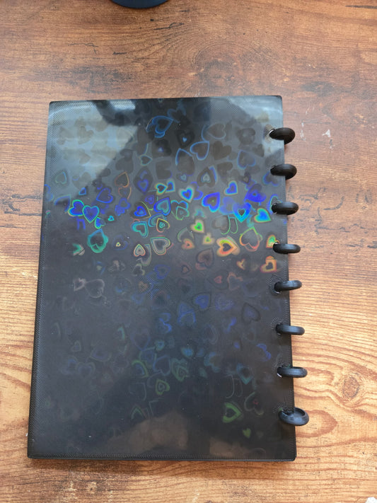 Solid Color 8-Disc Notebook Back Cover – Choose Your Color