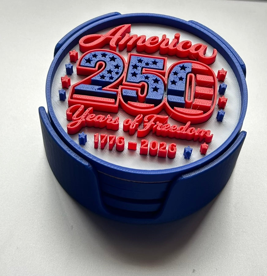 America 250 Custom Celebration Coaster