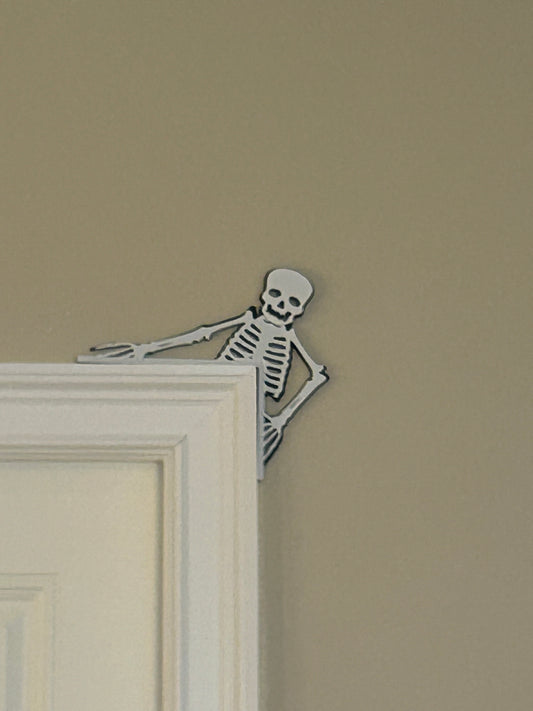 Halloween Skeleton Door Corner Decoration