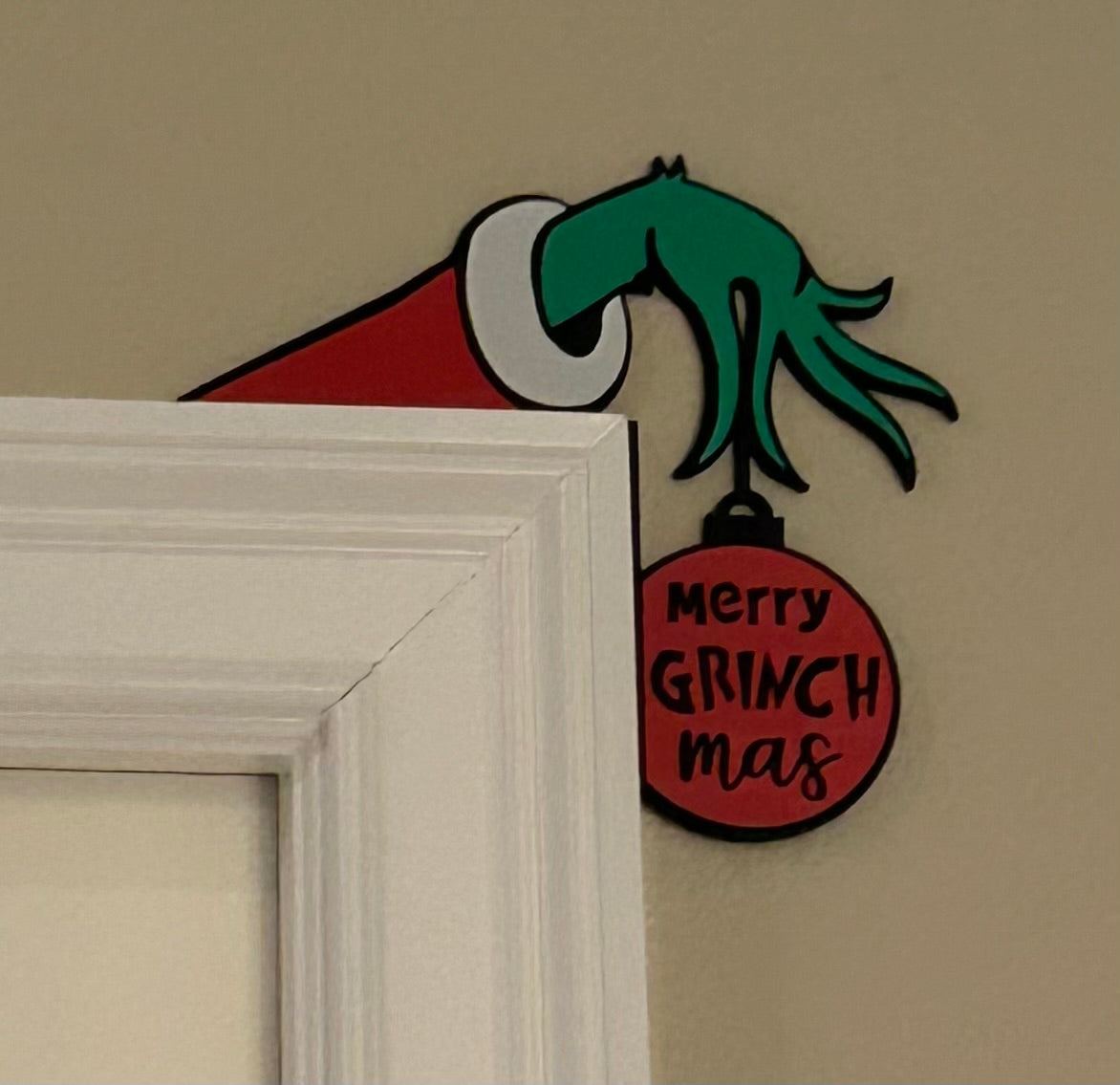The Grinch Doorway Decor