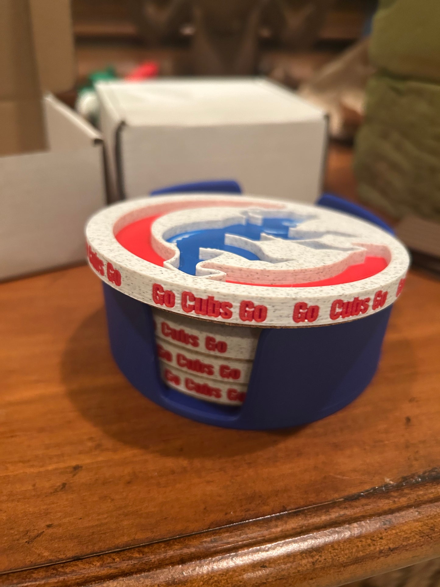 Custom Coaster Set (Pack of 4 with Holder) or car coasters