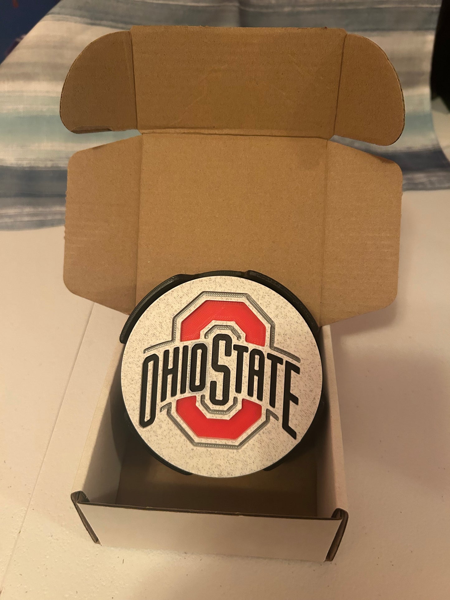 Custom Coaster Set (Pack of 4 with Holder) or car coasters