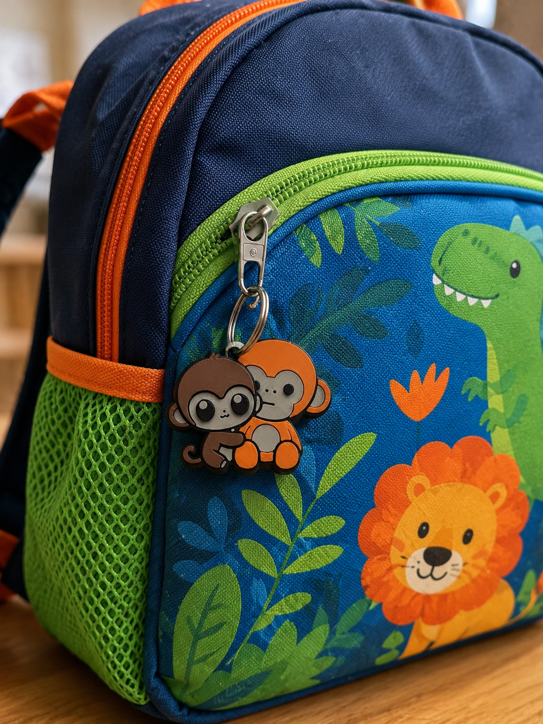 Cute Punch the Monkey keychain
