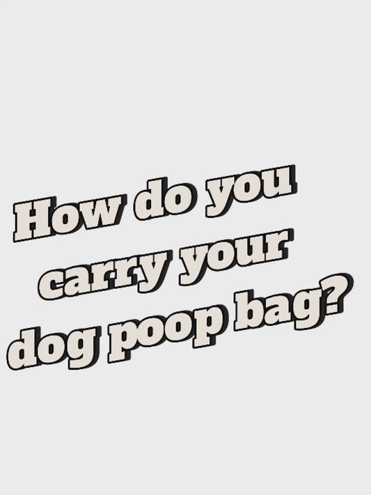 Dog Poop Bag Holder – Fun & Convenient Dog Walking Accessor